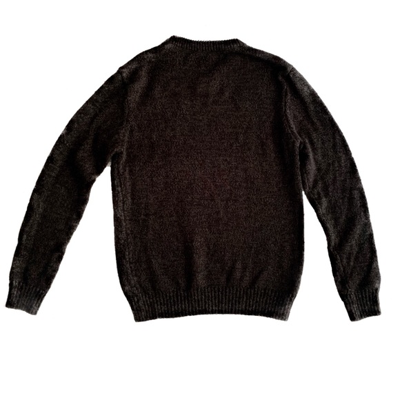 Boys Dark Gray Knit Sweater - Picture 2 of 3